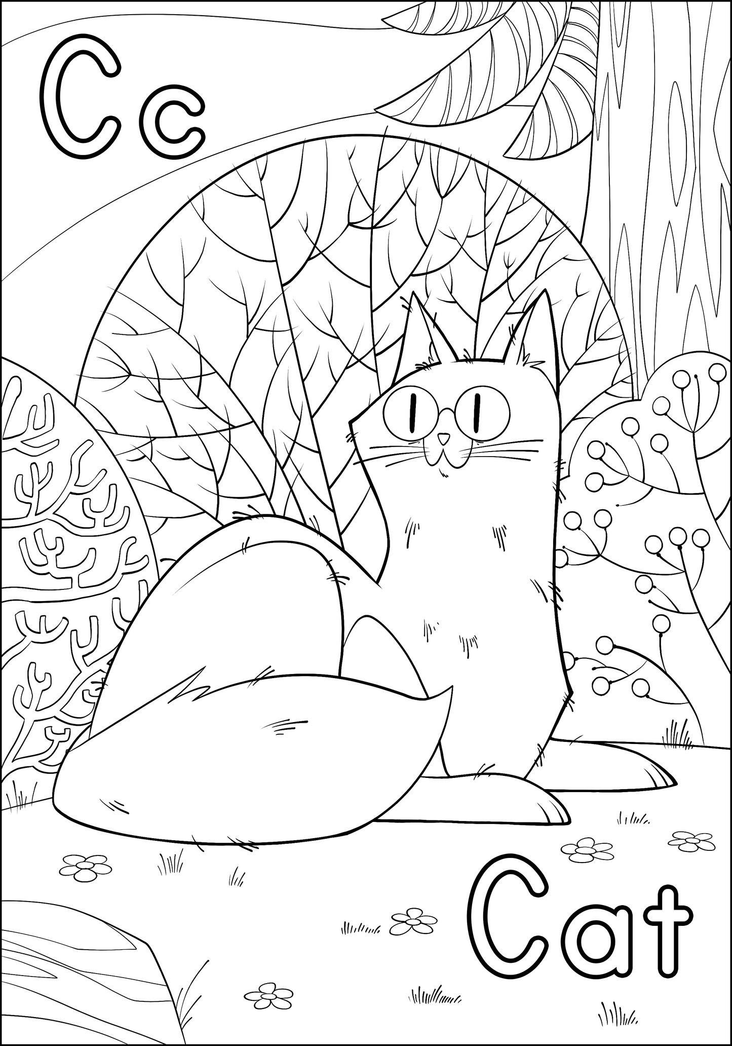 Animals of the Alphabet Coloring pages