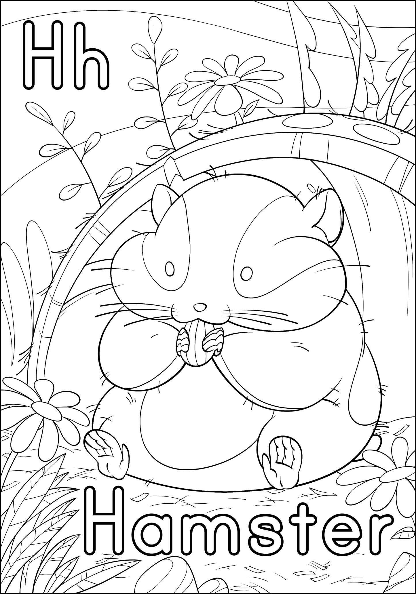 Animals of the Alphabet Coloring pages